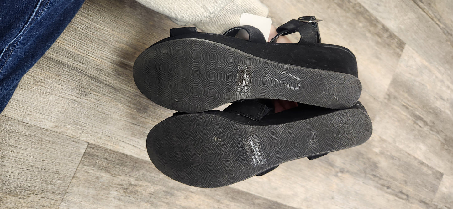 SBICCA Black Wedges RS 37 - Scarlett's Riverside Boutique