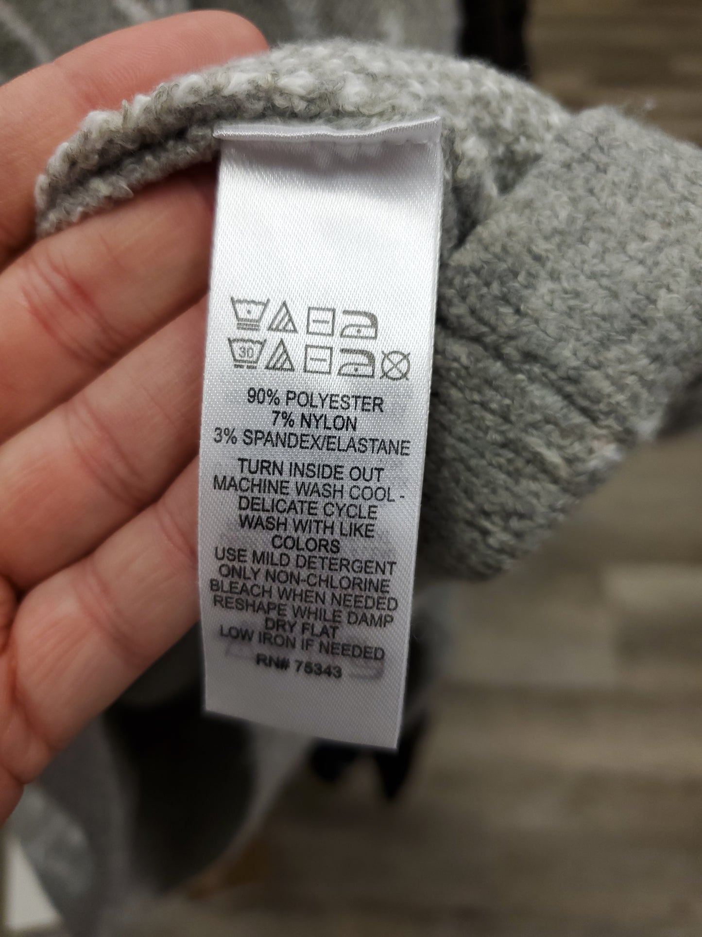 Christian Siriano Grey Winter Sweater. Size M. RS 99. - Scarlett's Riverside Boutique