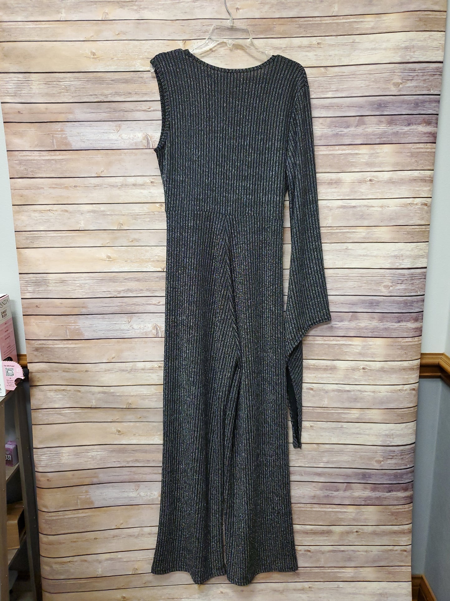 Black & Silver Shimmer Jumpsuit. Size XL. RS 91 - Scarlett's Riverside Boutique