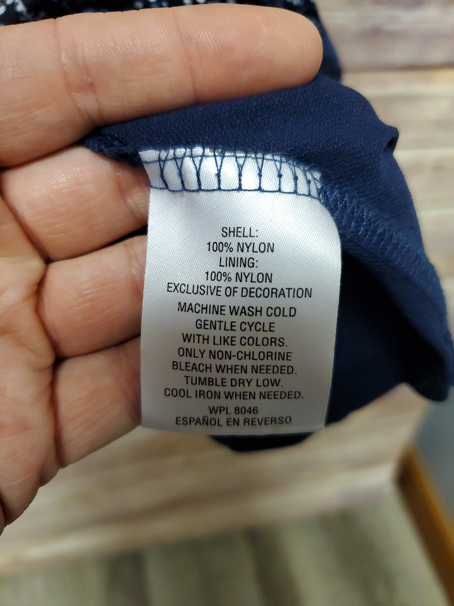 Style & Co. Navy & Light Blue Tank Dress. Size XL. RS 2. - Scarlett's Riverside Boutique