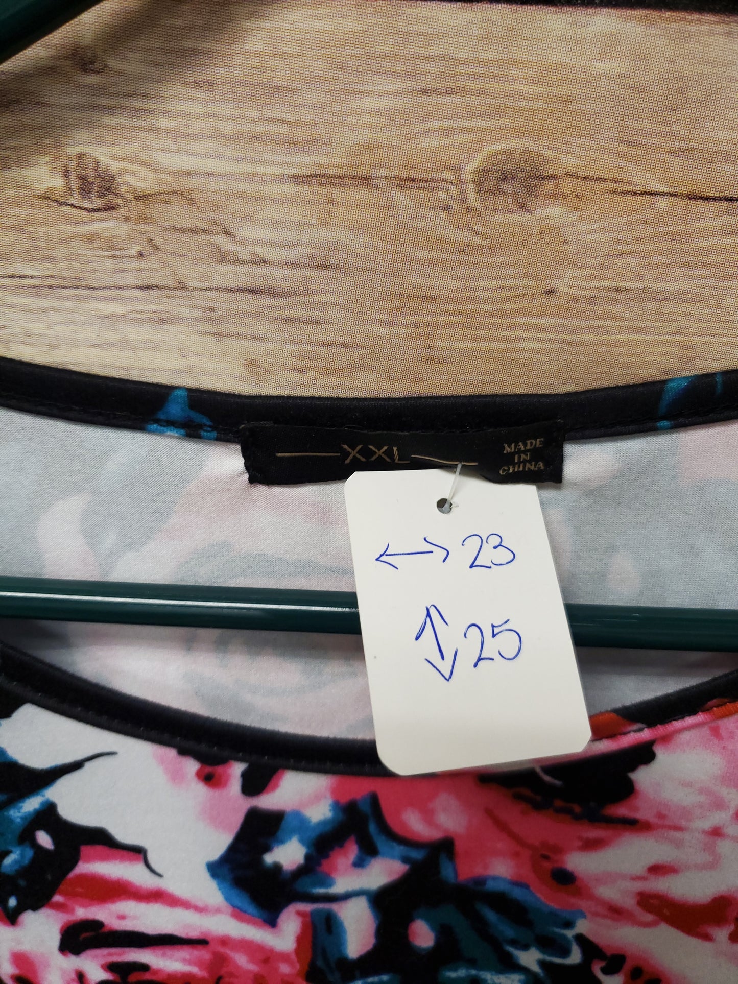 Black Floral Print Cold Shoulder Blouse. Size 2X. RS 2. - Scarlett's Riverside Boutique
