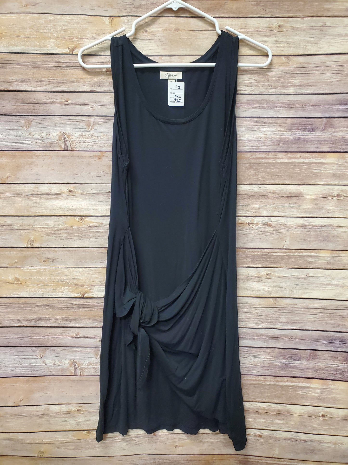 Style & Co. Black Tank Dress. Size XL. RS 2. - Scarlett's Riverside Boutique