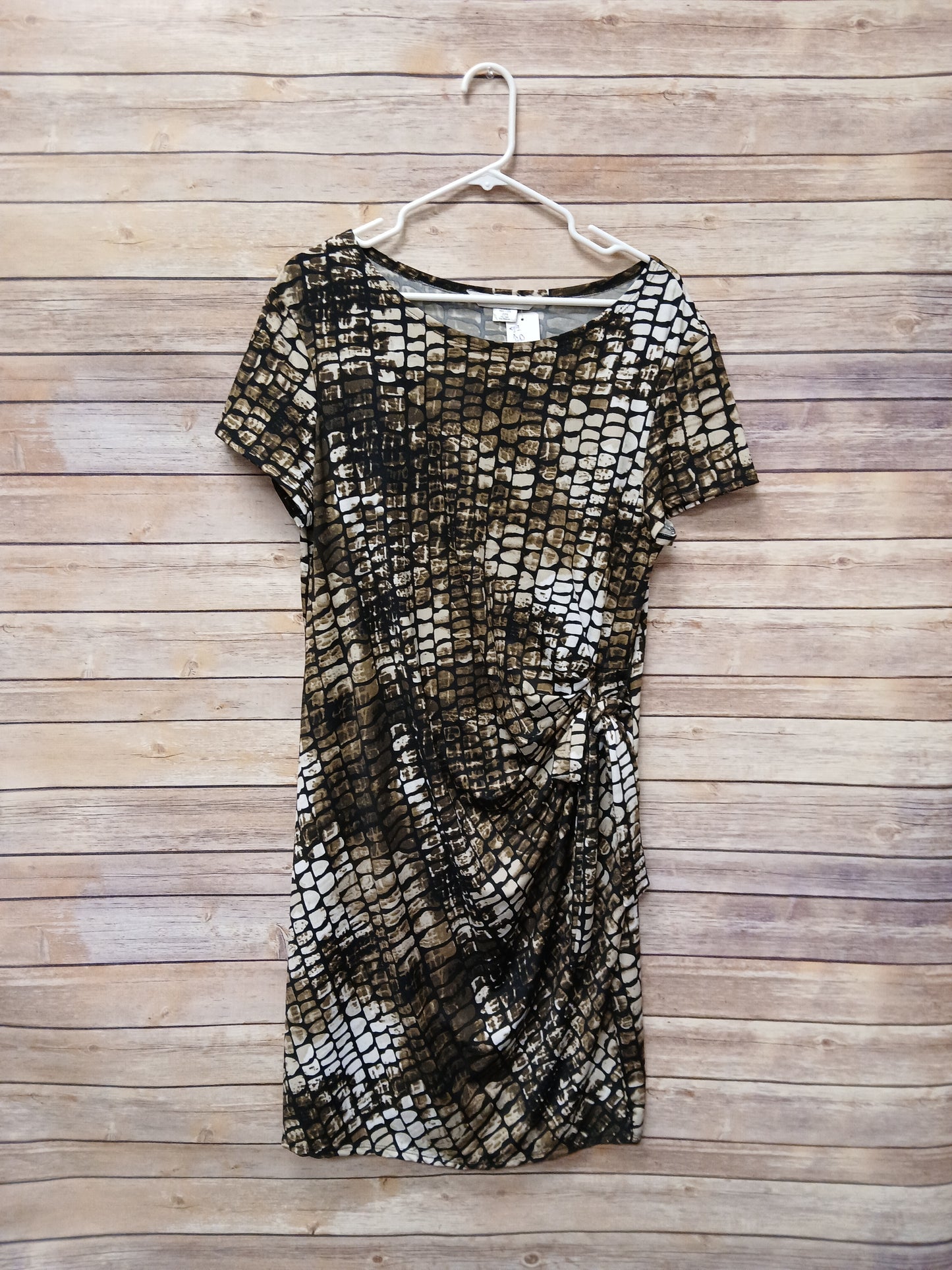 AA Studio Brown & Black Dress. Size 20W. RS 2. - Scarlett's Riverside Boutique