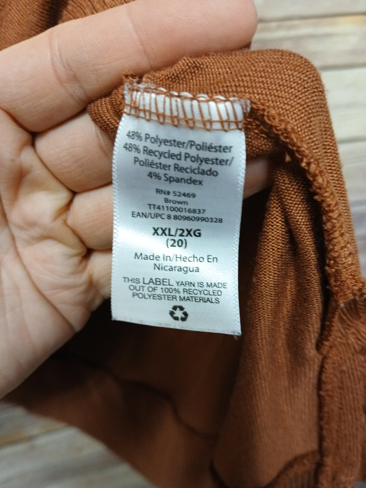 Time and Tru Rust Sweater. Size 2XL. RS 68 - Scarlett's Riverside Boutique
