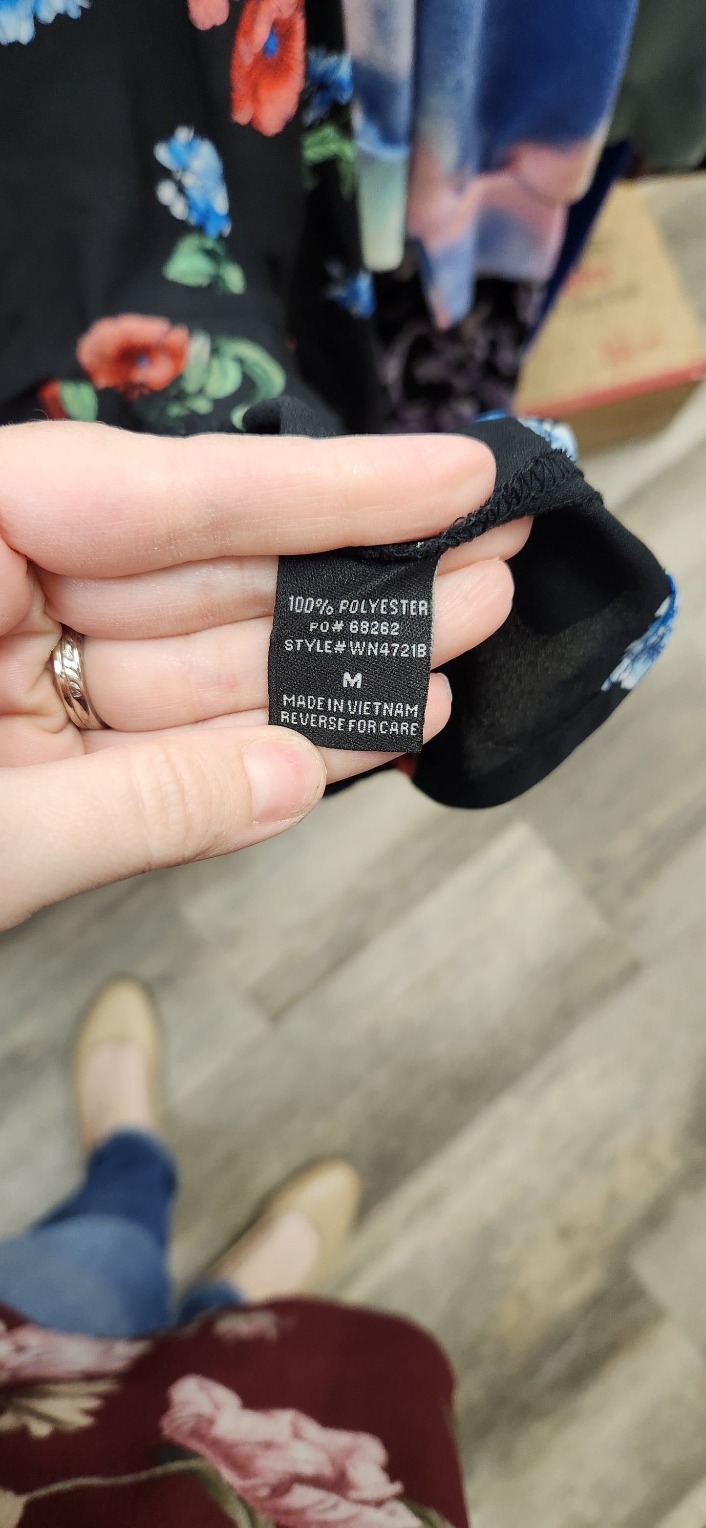 Timing Floral Blouse Size M RS 99