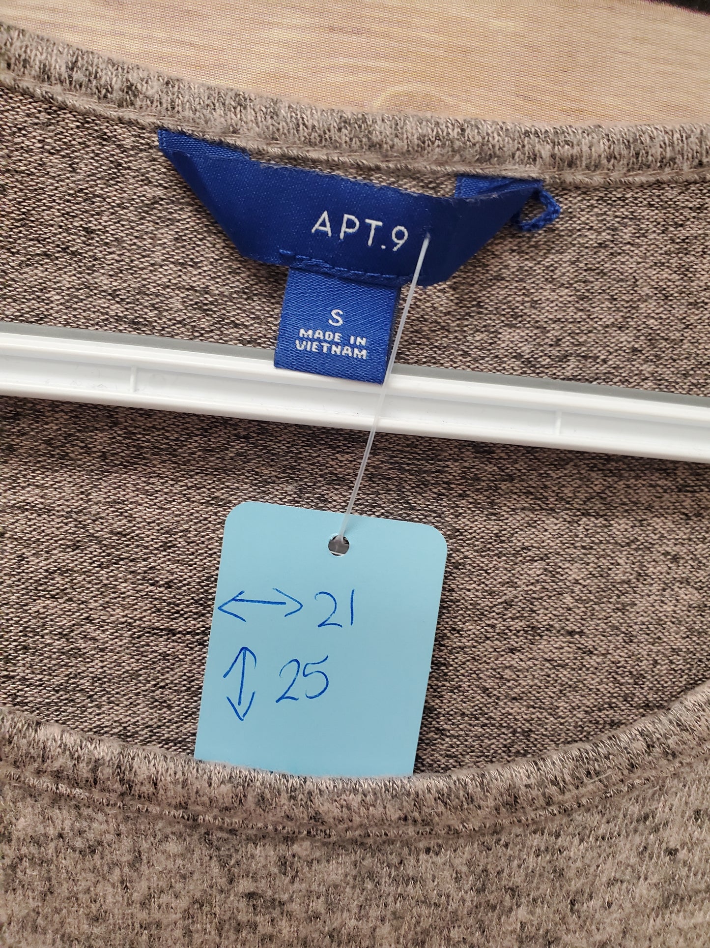 Apt. 9 Beige Sweater with Button Accents Size Small #73