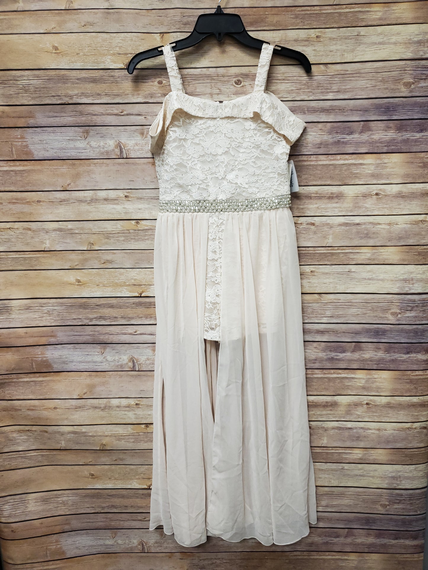 Speechless Kids Blush Pink Romper Dress. Size 16y. NWT. # 97.