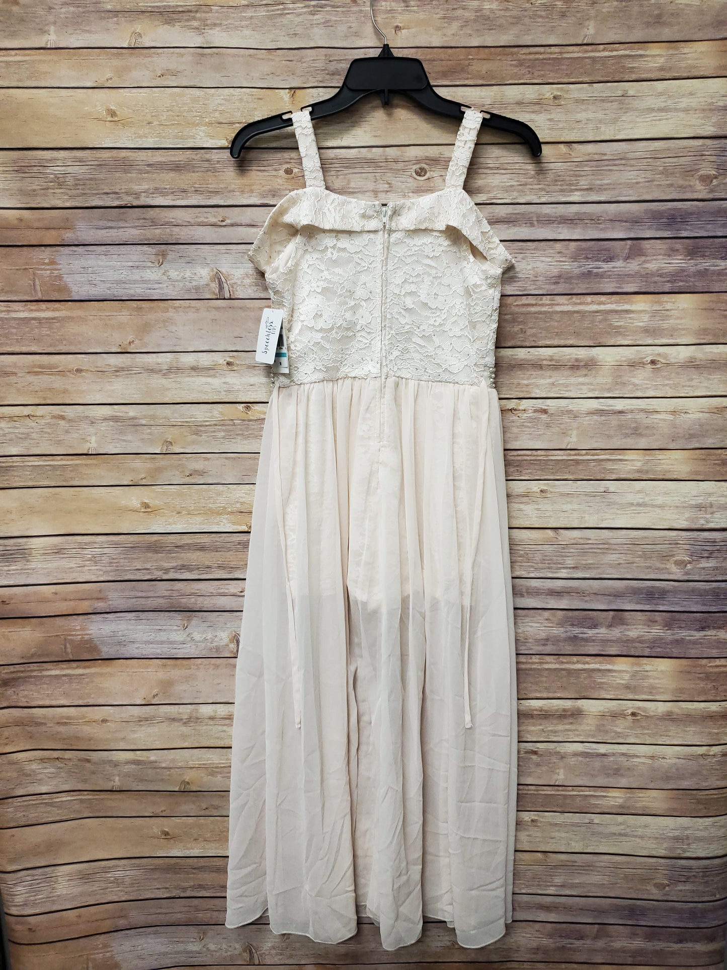 Speechless Kids Blush Pink Romper Dress. Size 16y. NWT. # 97.