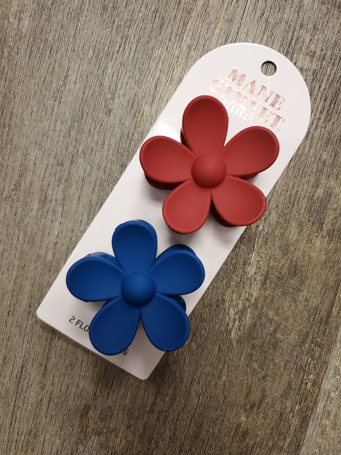 Mane Street Accessories Flower Claw Clips. RS 68