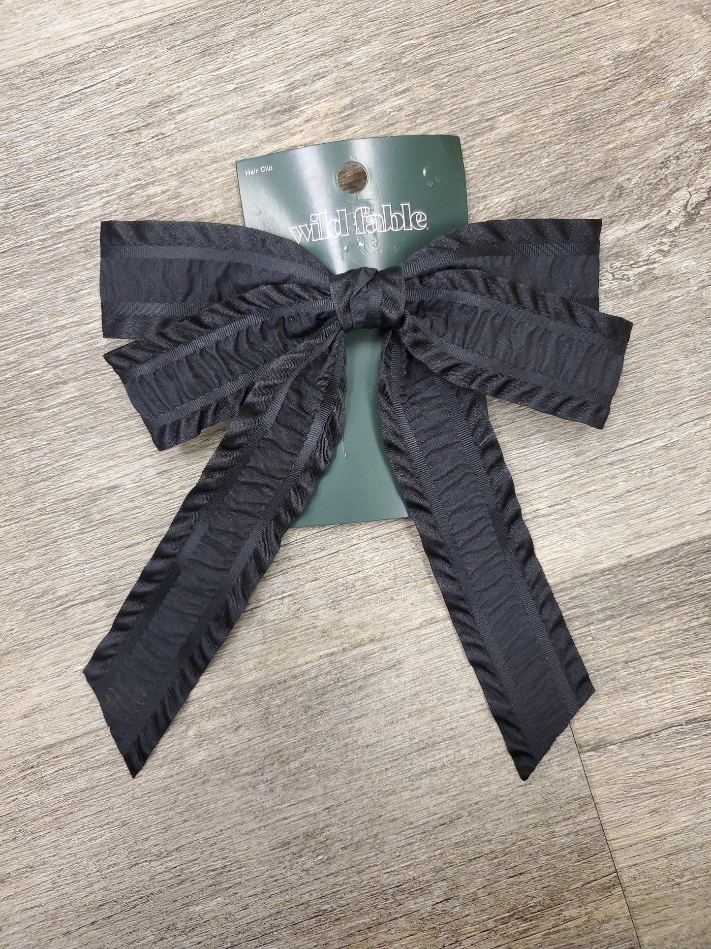 Wild Fable Black Clip Bows #68
