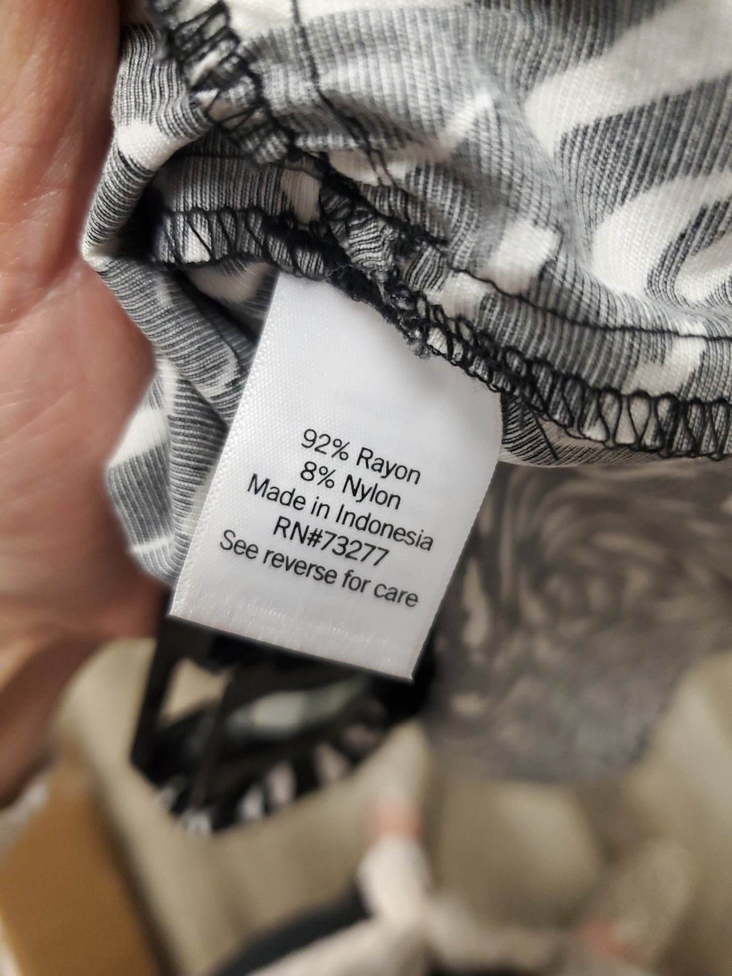Nine West Zebra Print Skirt. Size XL. #57