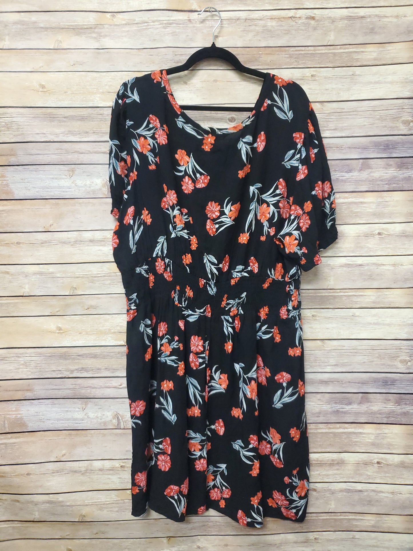 Blush Black Floral Dress. Size 3XL. #99