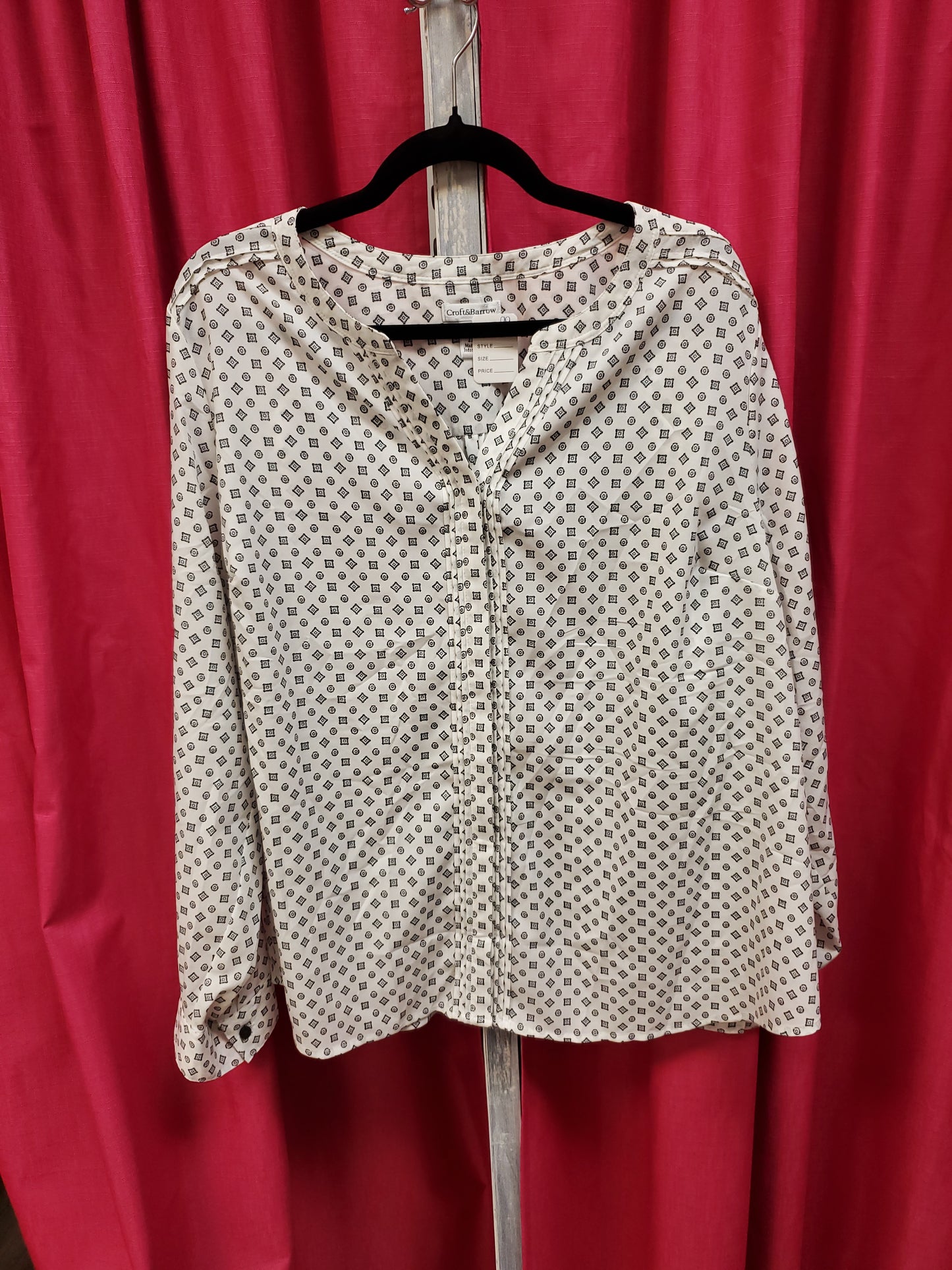 Croft & Barrow White Button Blouse. Size 2XL. #99