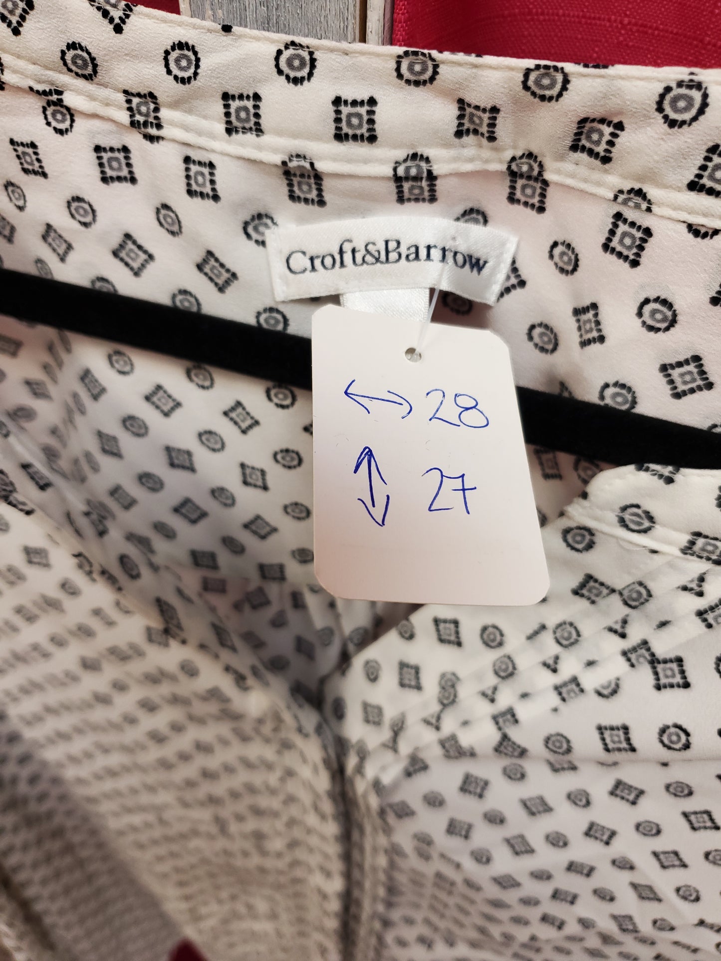 Croft & Barrow White Button Blouse. Size 2XL. #99