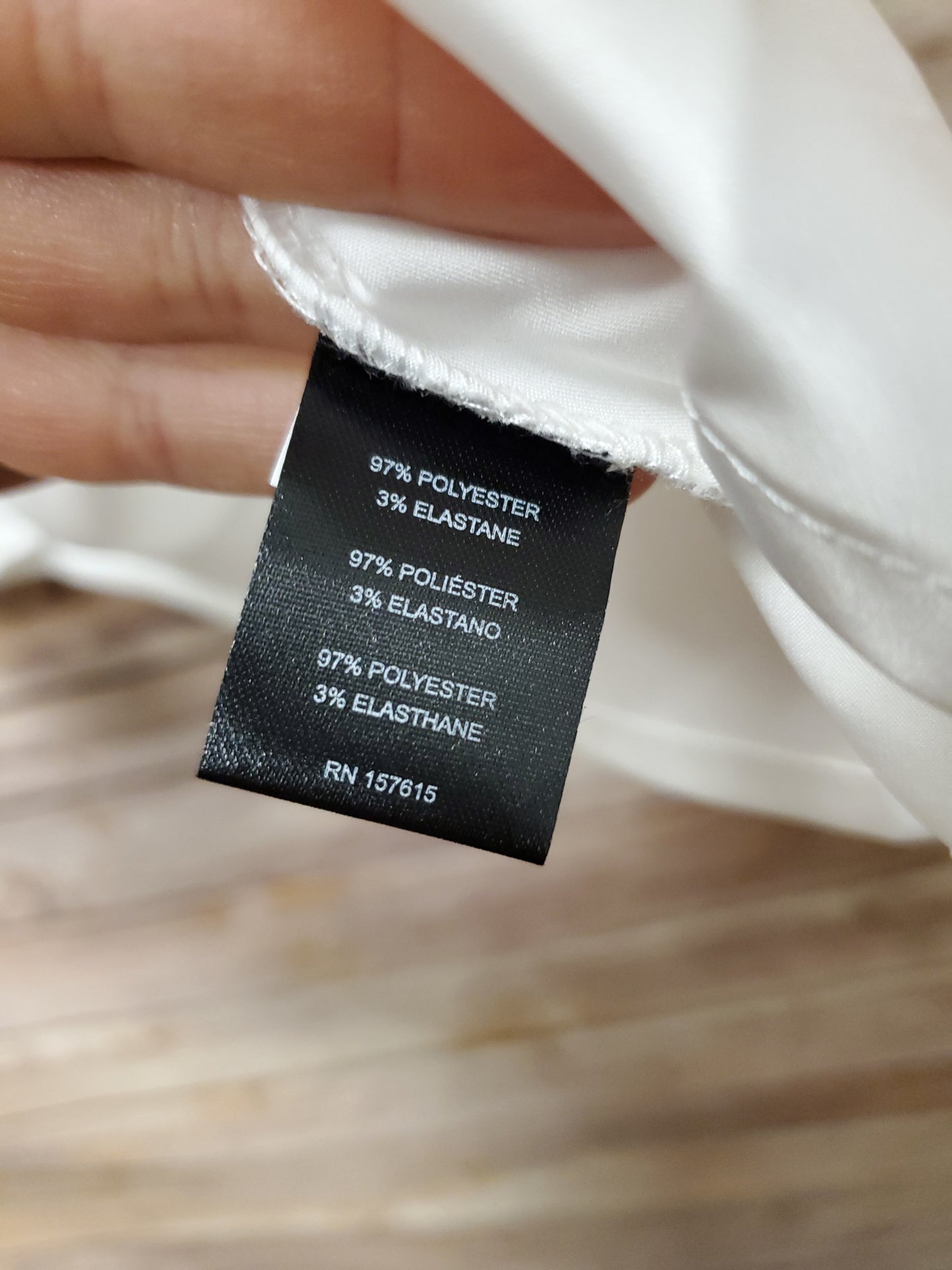 Tahari White Silk Blouse. Size XS. NWT. #97