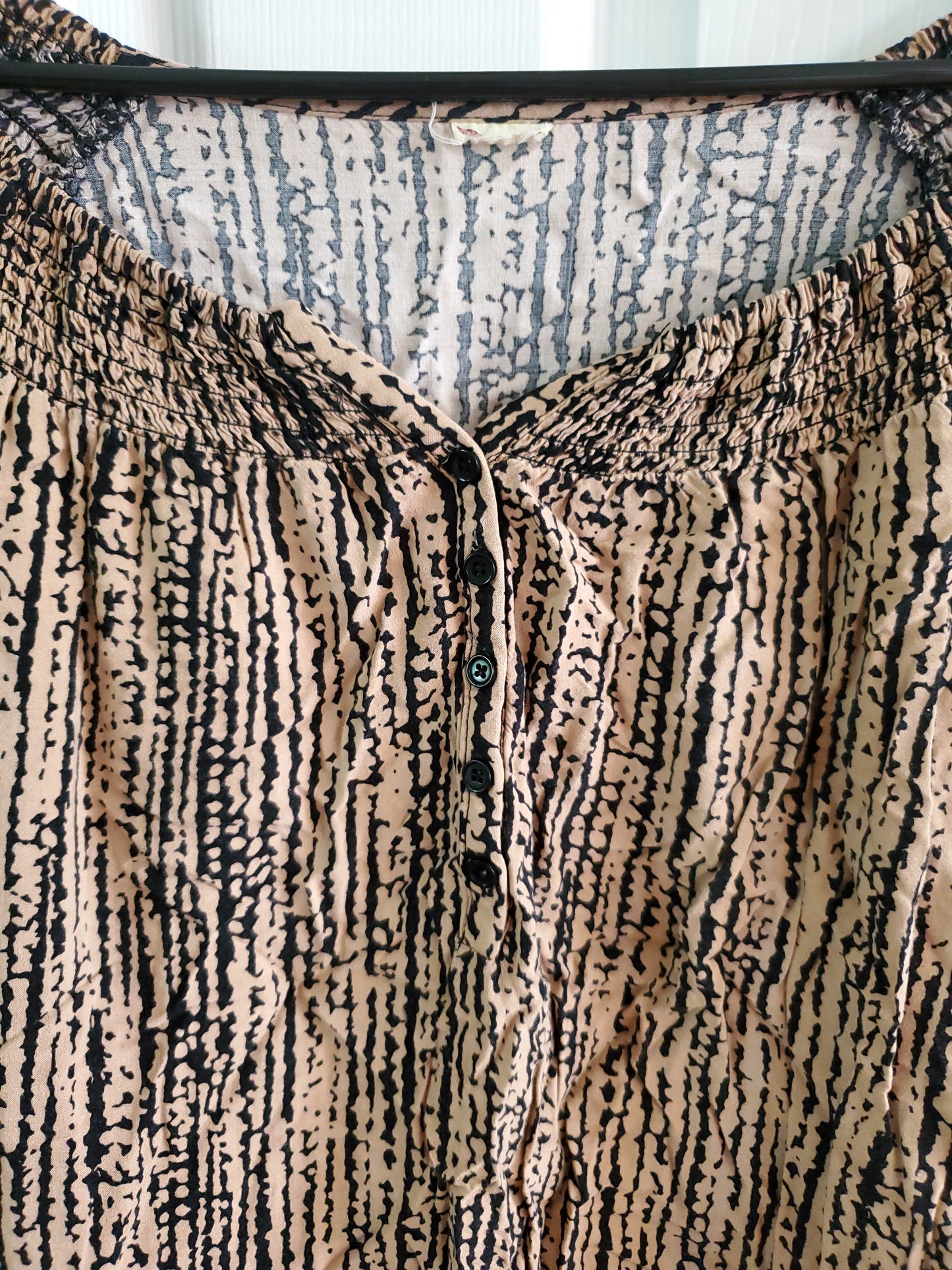 Brown & Black Blouse. Size 2XL. #68