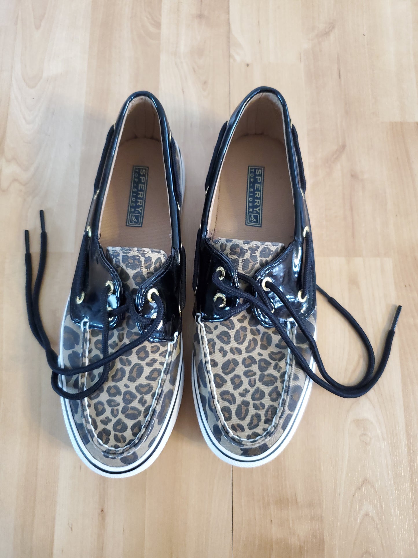 Sperry Top-Sider Cheetah Print Shoes. Size 7.5. #68