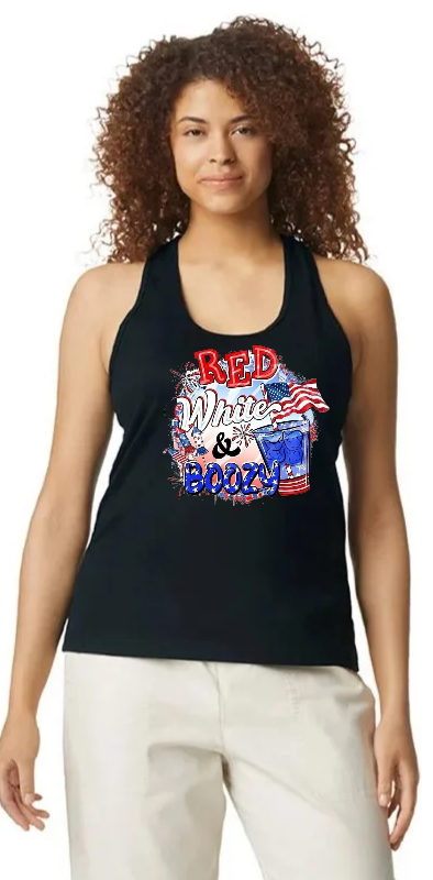 Red white and boozy tank