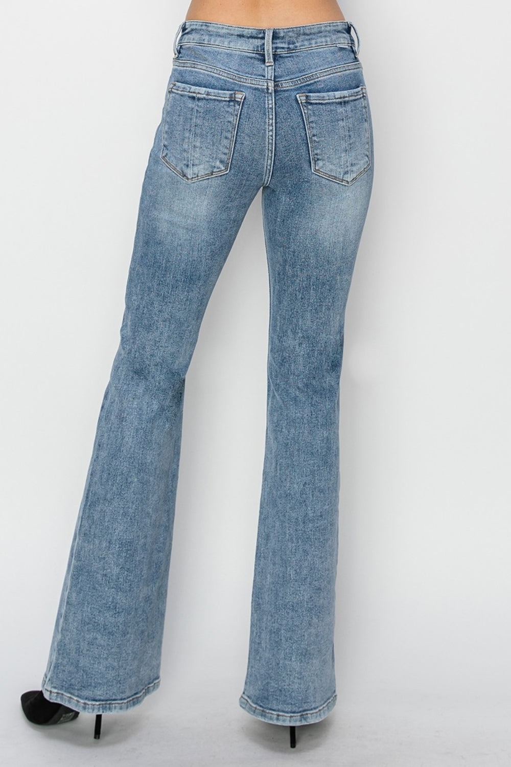 RISEN Full Size Mid Rise Bootcut Jeans - Scarlett's Riverside Boutique