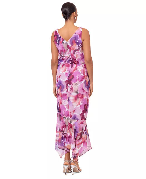 NWT, XSCAPE Women's Floral-Print Midi Size 18W