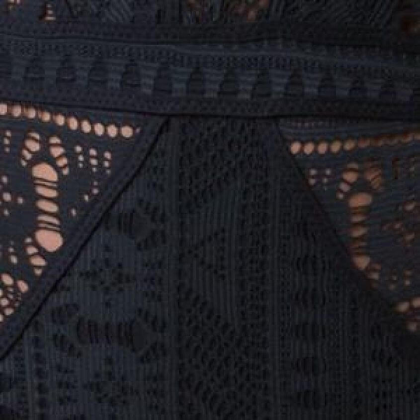 Becca By Rebecca Virtue Lace One Piece Swimsuit Sz XL #A73