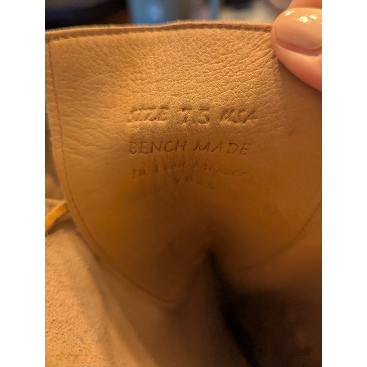 Bed Stu Tall Lace Up Leather Boots Womens Size 7.5 Tan Distressed Bench Made Sid