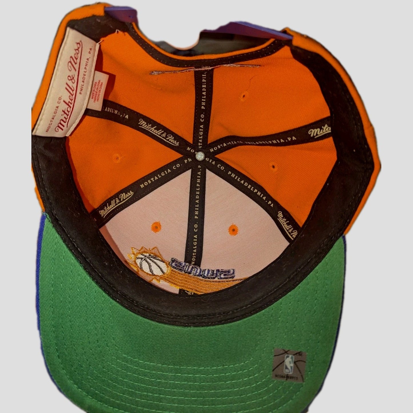 VGT Mitchell & Ness Phoenix Suns Snapback Hat Cap Orange Purple 1995 All Star