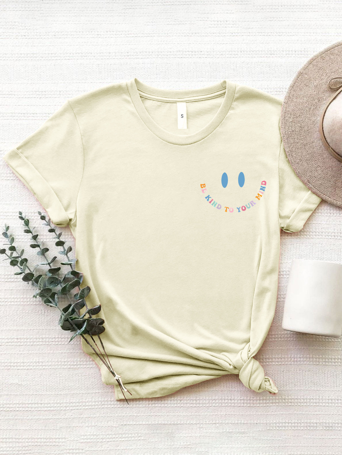 Letter Graphic Round Neck Short Sleeve T-Shirt - Scarlett's Riverside Boutique
