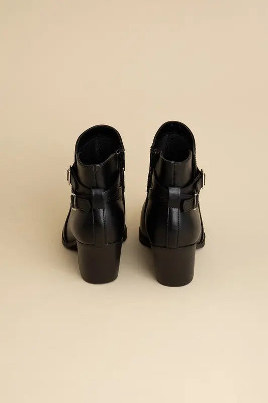 Nadine Ankle Buckle Boots - Scarlett's Riverside Boutique