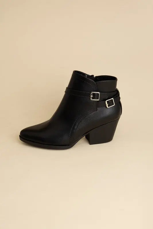 Nadine Ankle Buckle Boots - Scarlett's Riverside Boutique