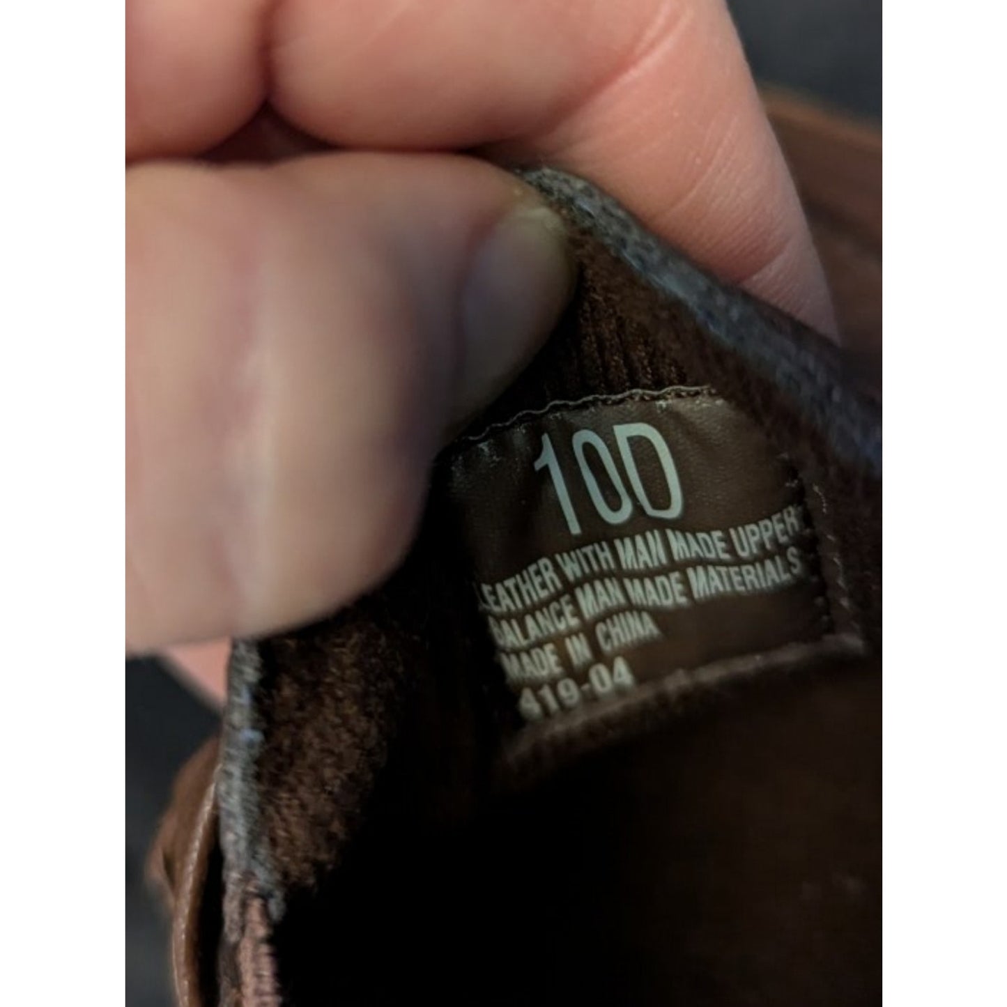Dr. Scholl’s Brown Leather Loafers Men’s 10D Slip On Comfort Dress Casual Shoes
