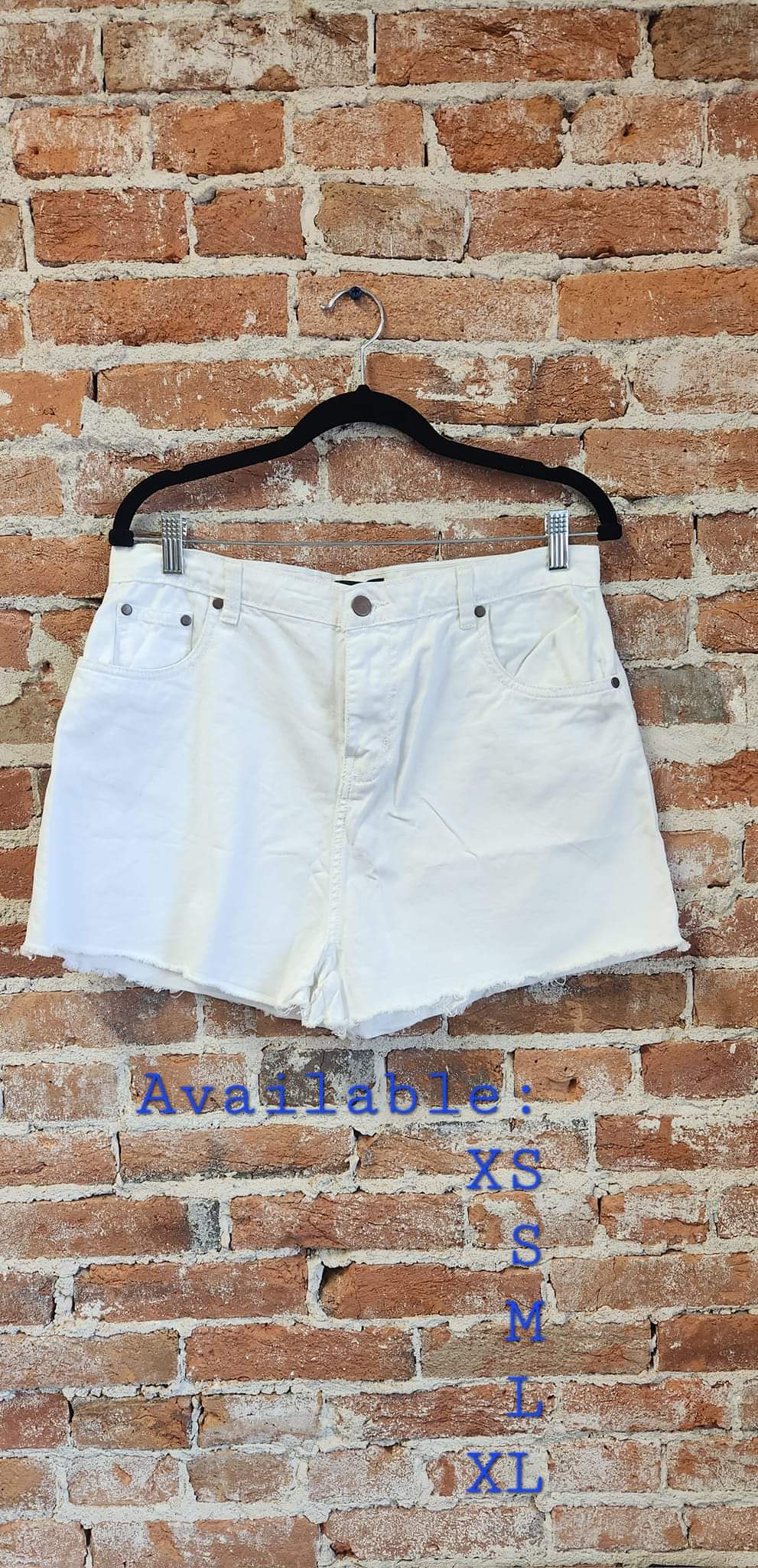 White Denim Mom Shorts - Scarlett's Riverside Boutique