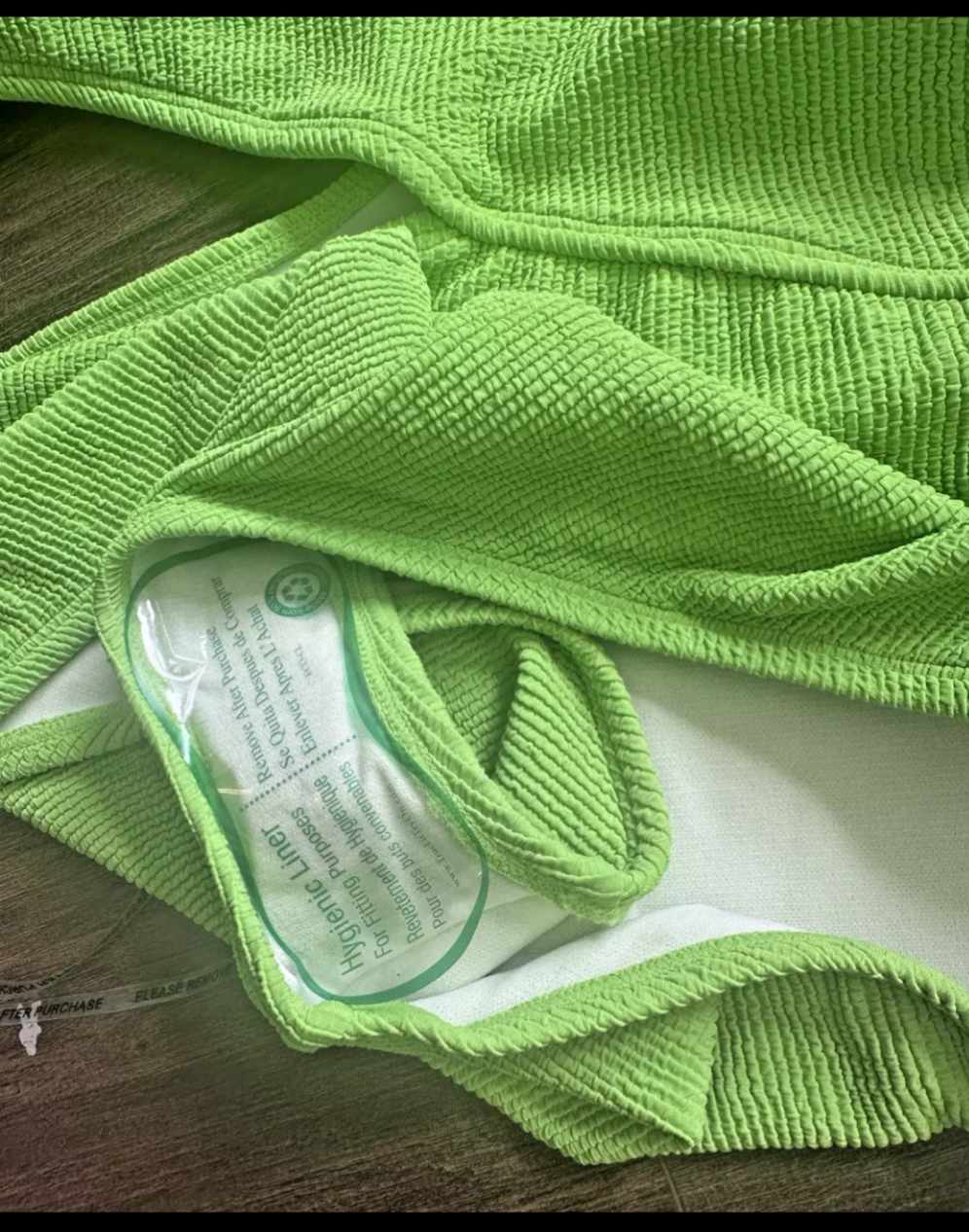 MICHAEL Kors Women's Ribbed One-Shoulder Side-Cutout Swimsuit Green. Size 8
