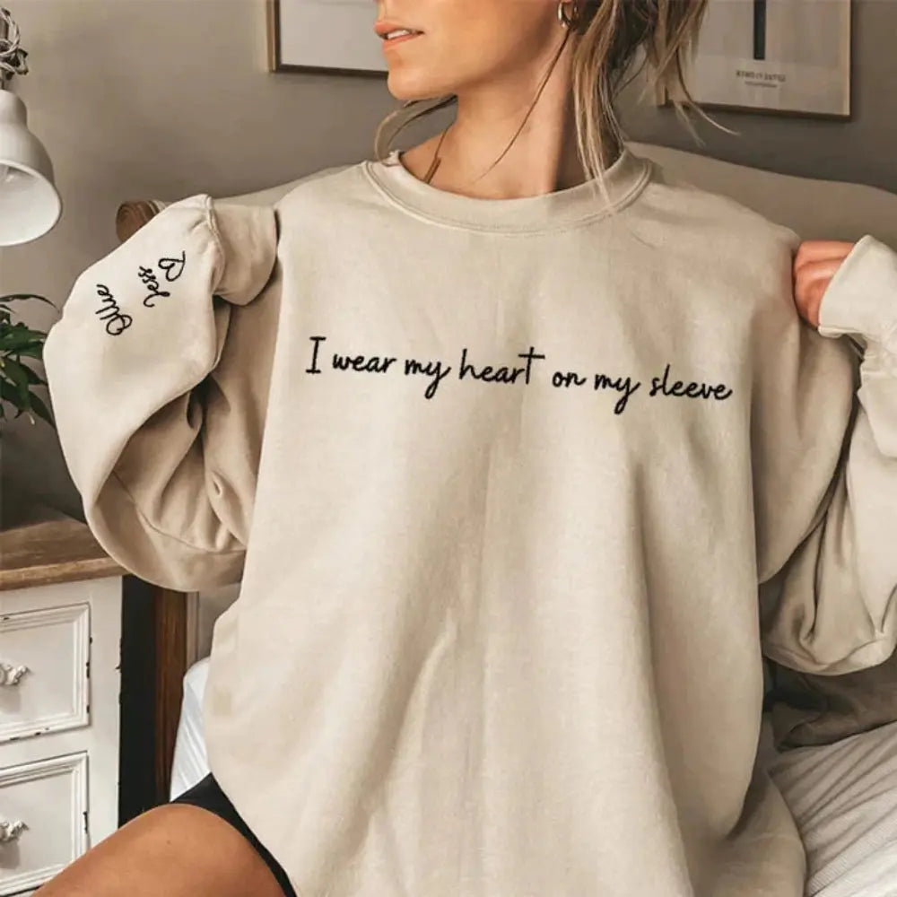 I wear my heart on my sleeve - Scarlett's Riverside Boutique