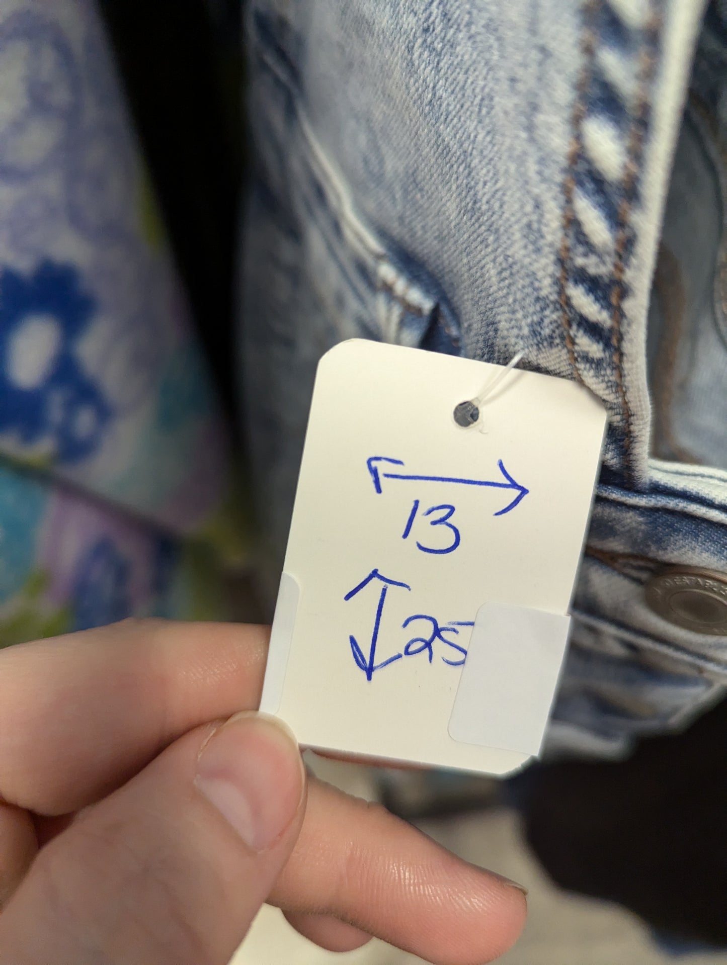 So denim overalls youth size 12, Raw Hemm Distressed RS 74 - Scarlett's Riverside Boutique