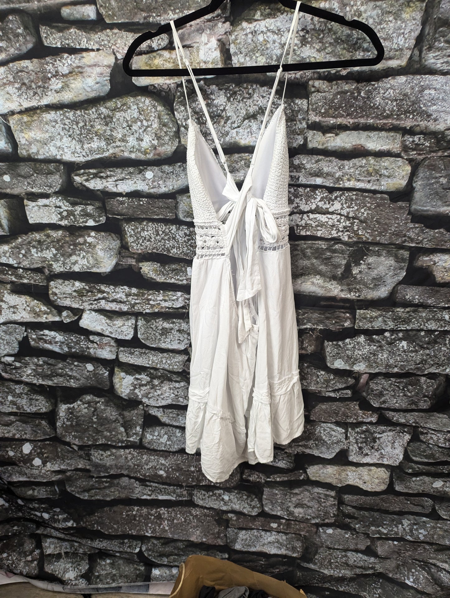 Rue 21 white crochet dress. Size M. RS 5 - Scarlett's Riverside Boutique