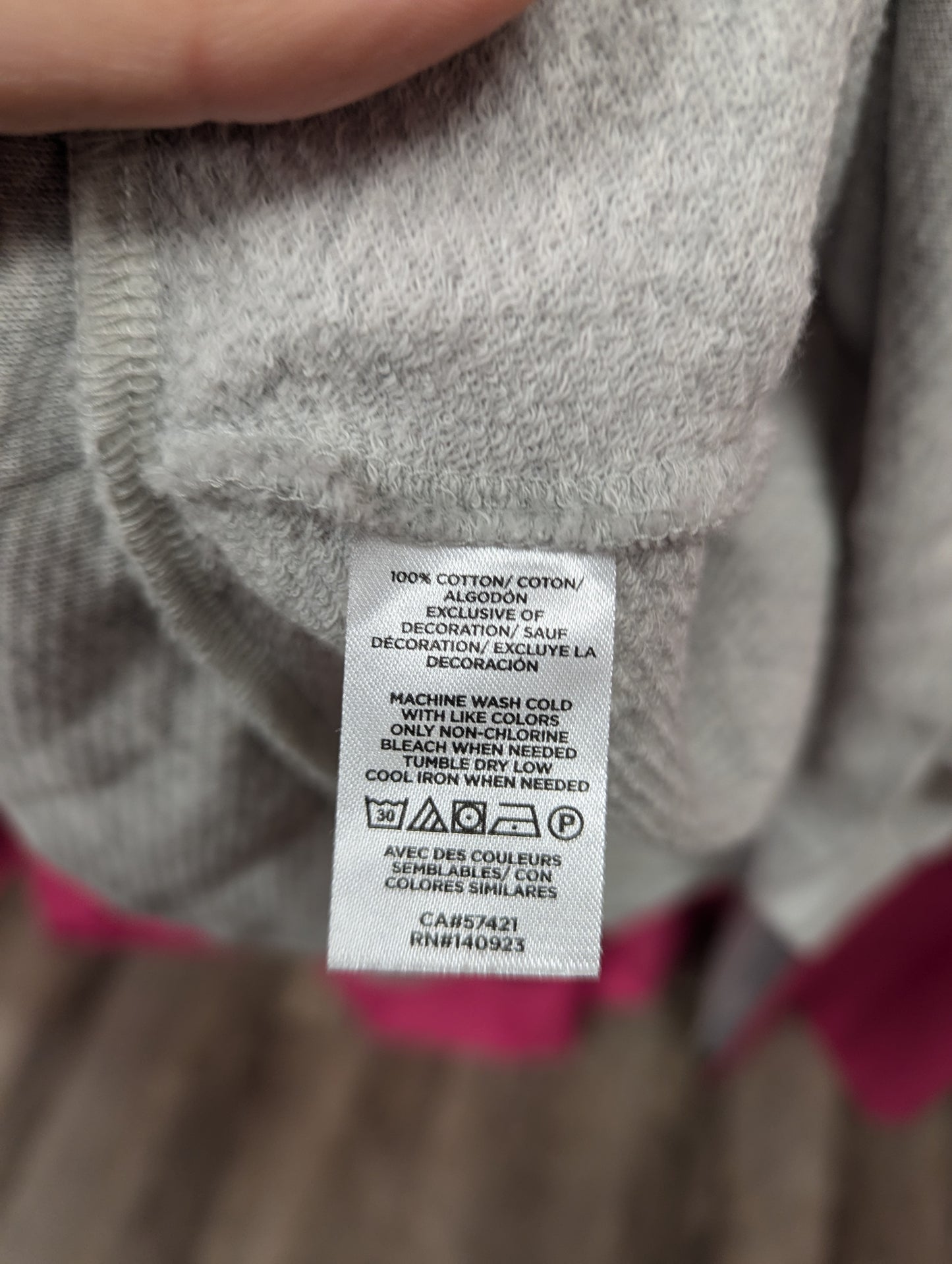 LOFT Embroidered Ruffle Sleeve Sweatshirt Heather Grey Medium. RS 29 - Scarlett's Riverside Boutique