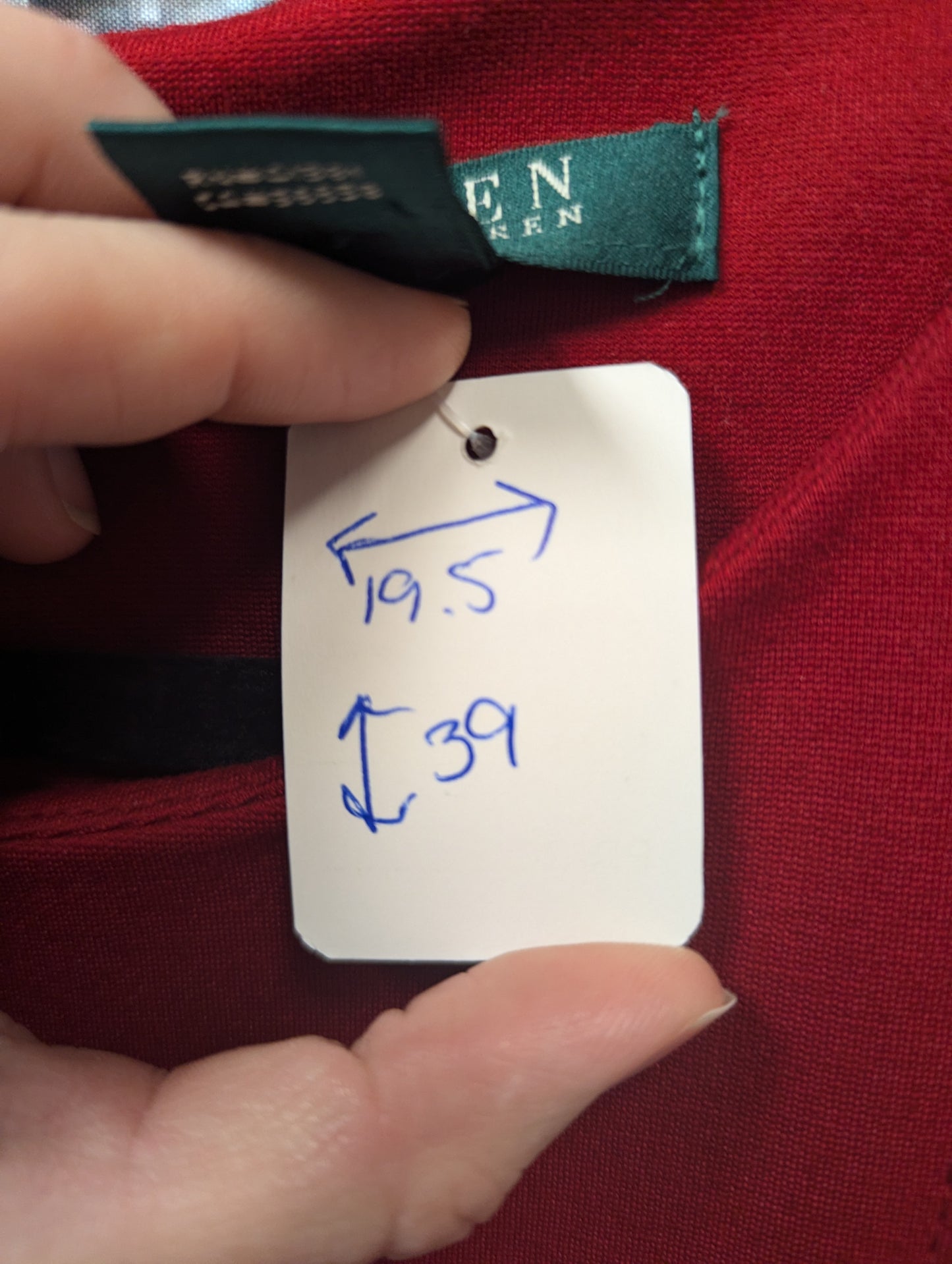 Ralph Lauren red sheath dress size 12. - Scarlett's Riverside Boutique