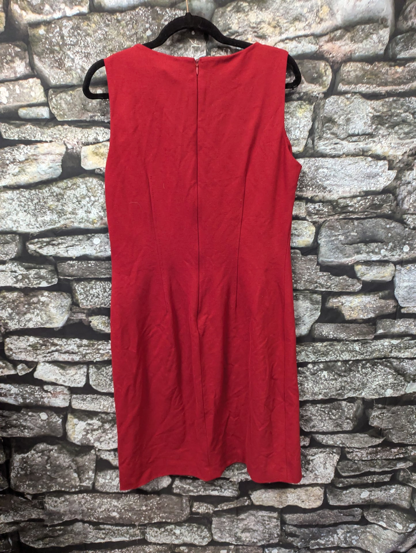 Ralph Lauren red sheath dress size 12. - Scarlett's Riverside Boutique