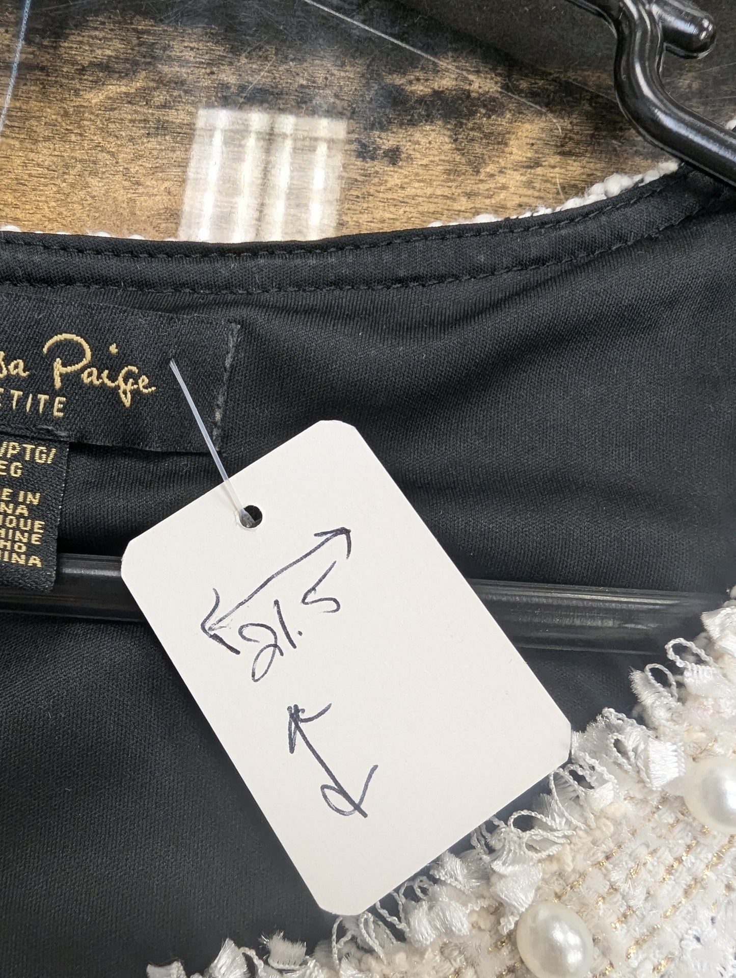 Melissa Paige petite pearl dress. PXL. RS-63 - Scarlett's Riverside Boutique