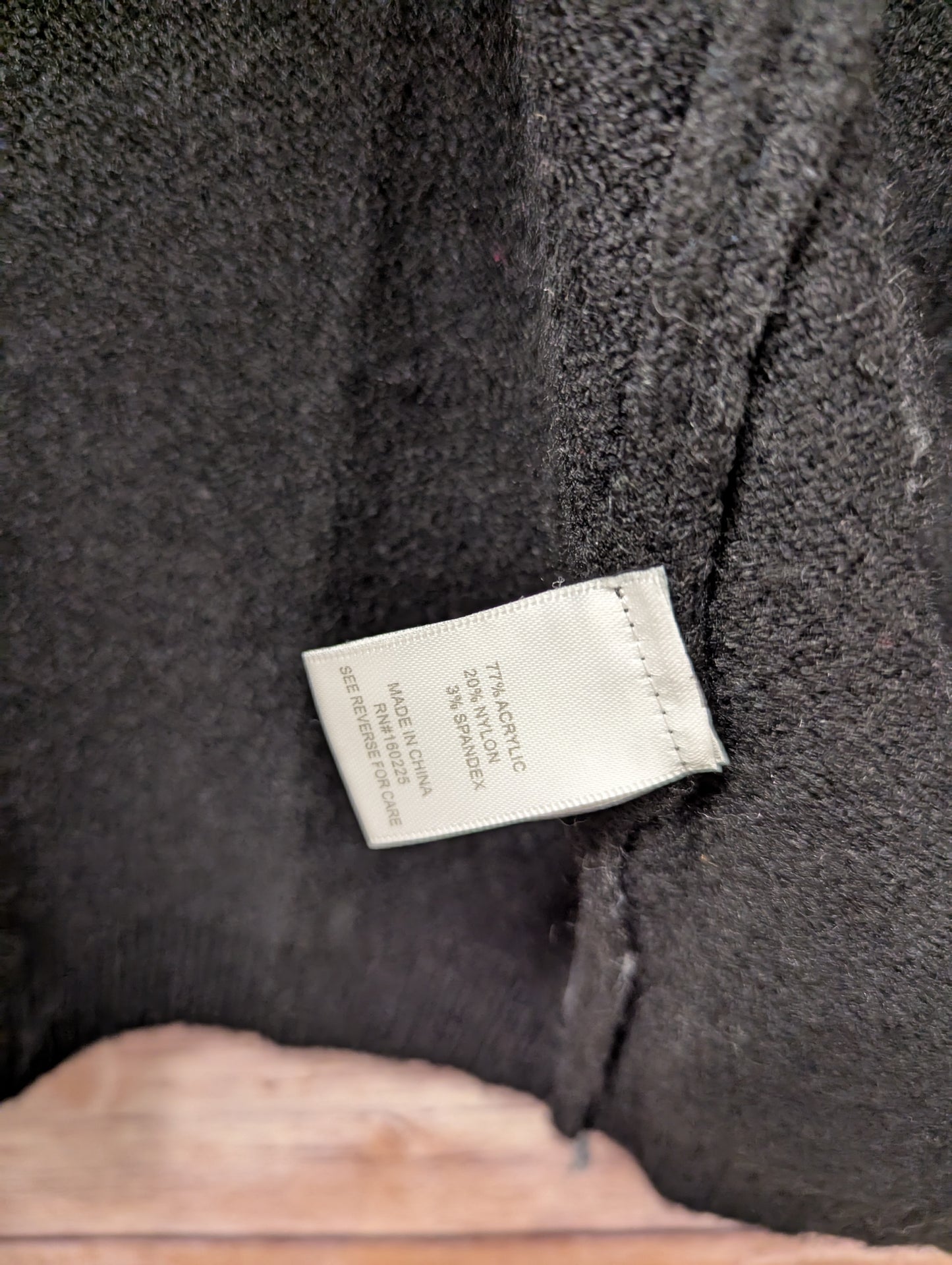 Hooded Knit Cardigan, oversized XS.