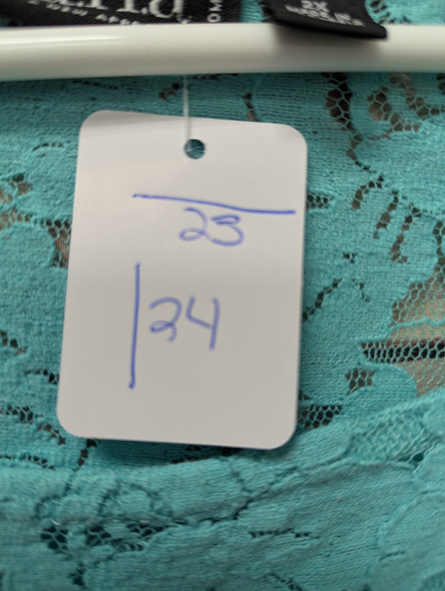 A.N.A 2xl, mint lace tee. #68