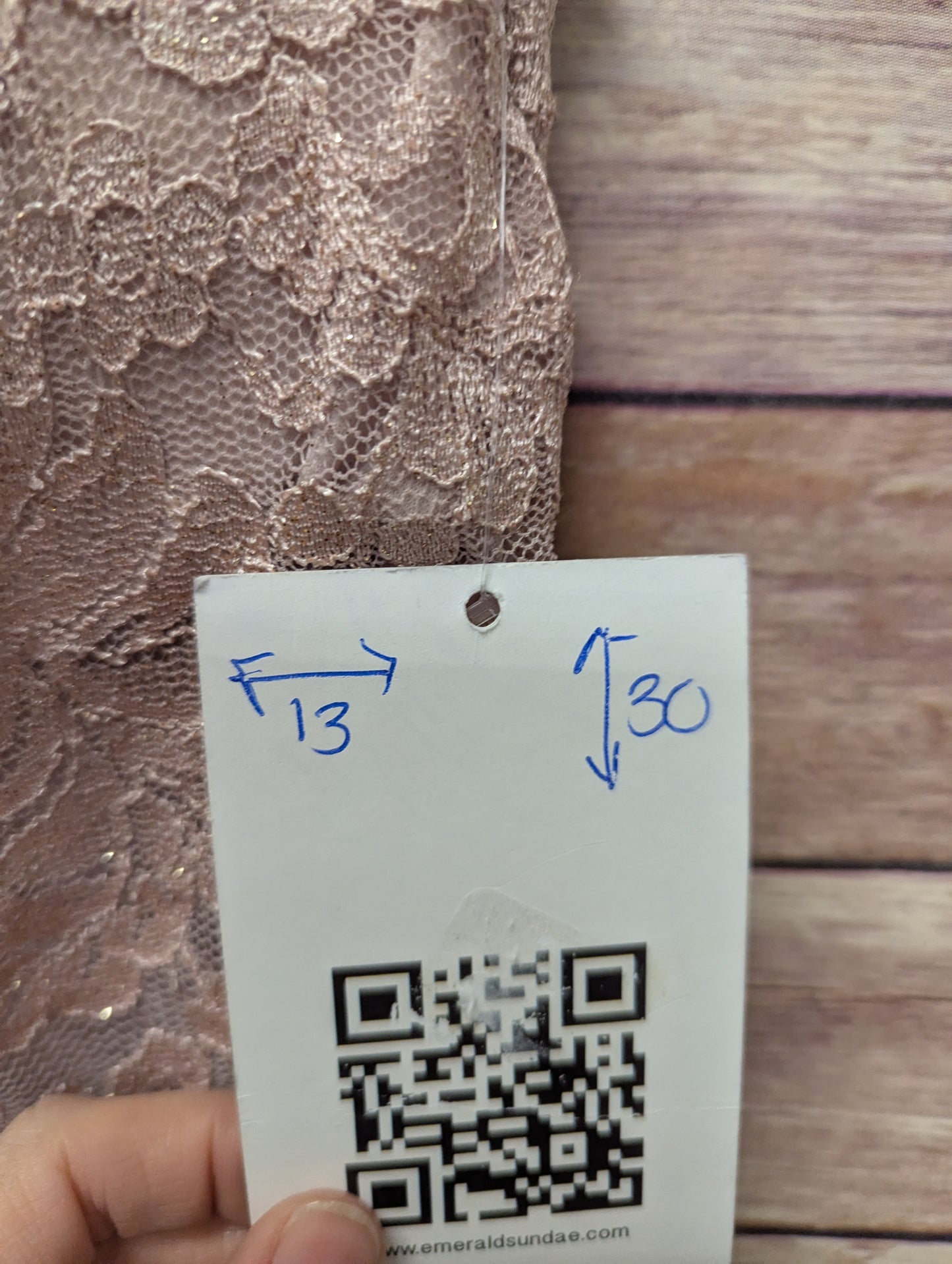 NWTs, Formal light pink dress. Size XS. 97