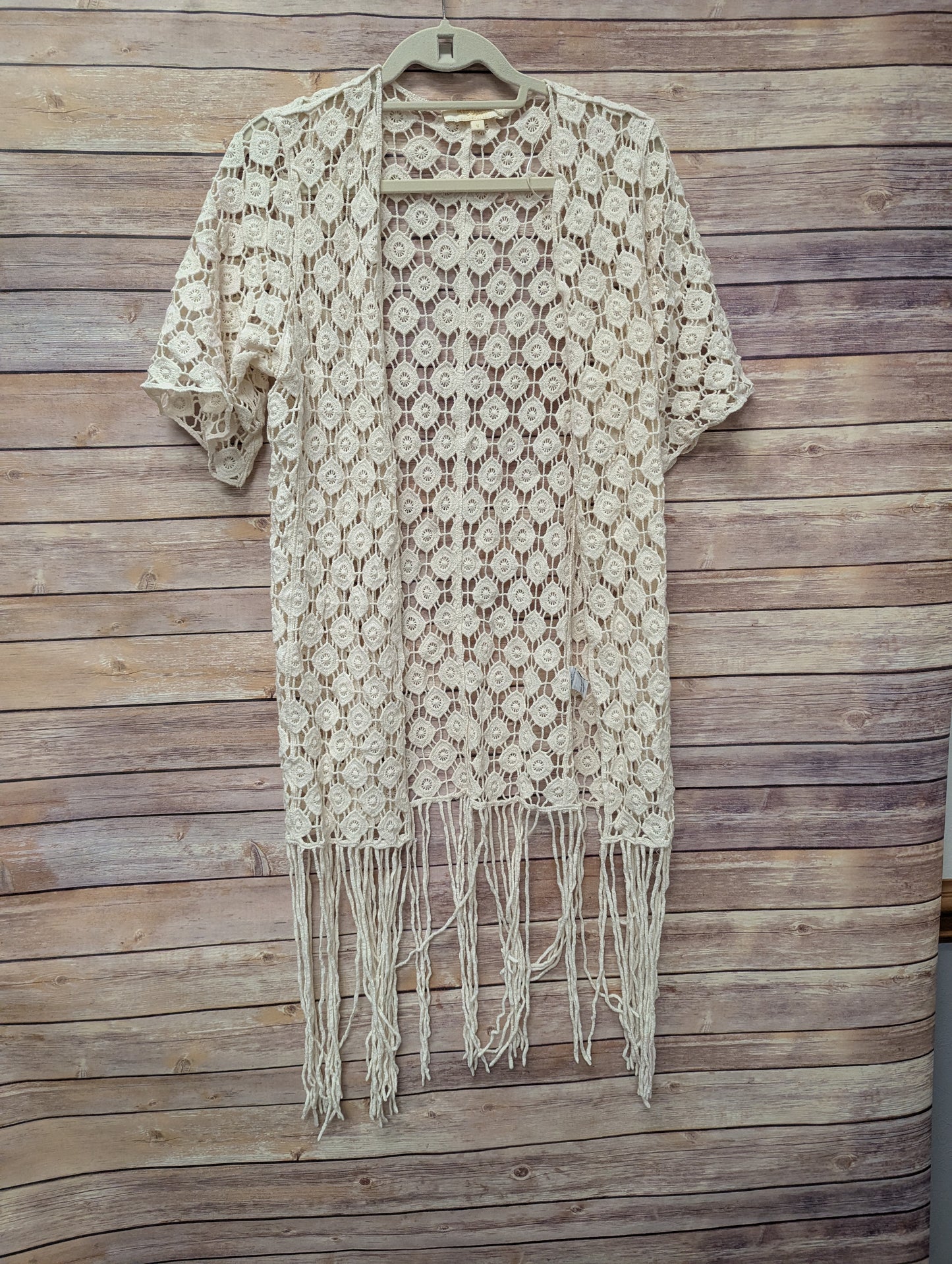 Rebellion ivory, 100% cotton kimono. Size S