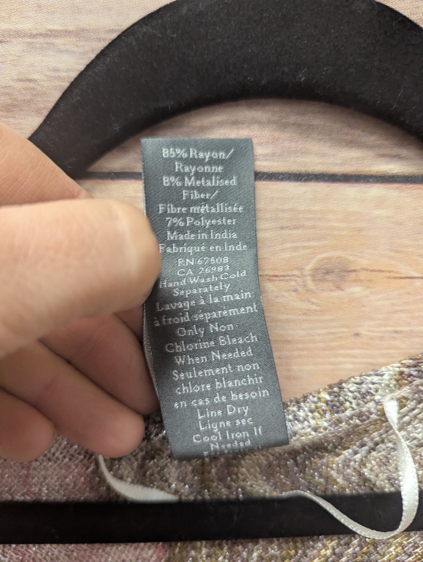 VINCE CAMUTO
Open Front Patterned Duster In Neutral Multi.