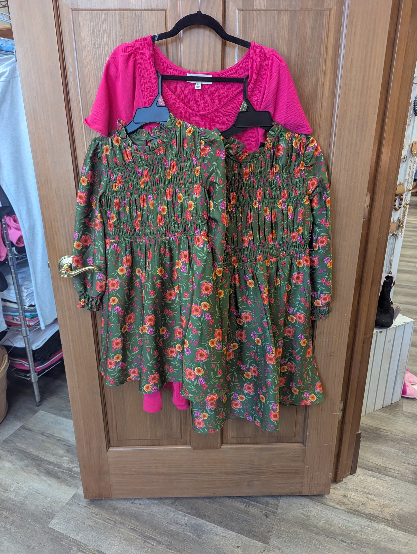 Girls long sleeve floral dress #97
