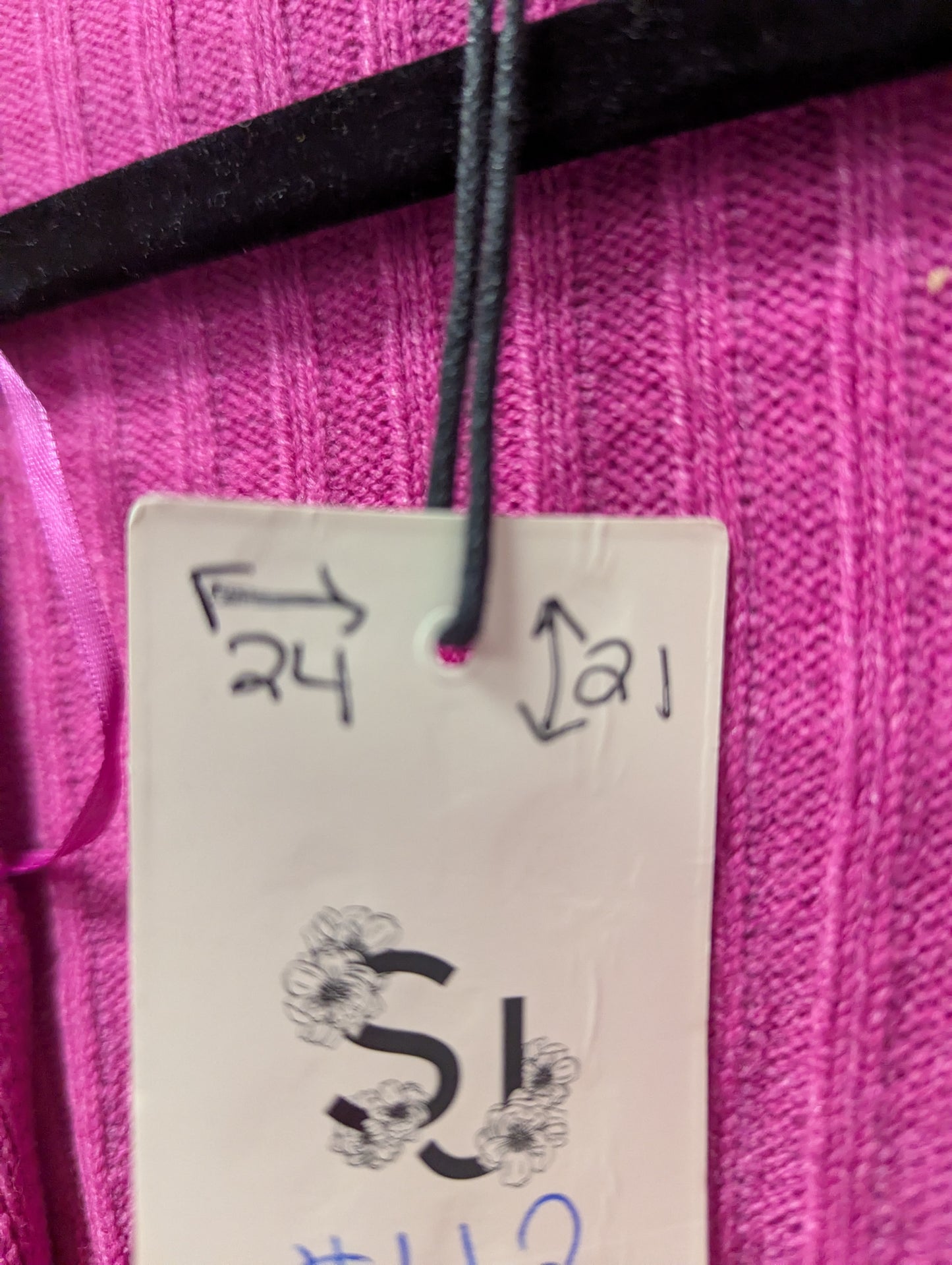 Sincerely Jules pink cardigan. Size S.