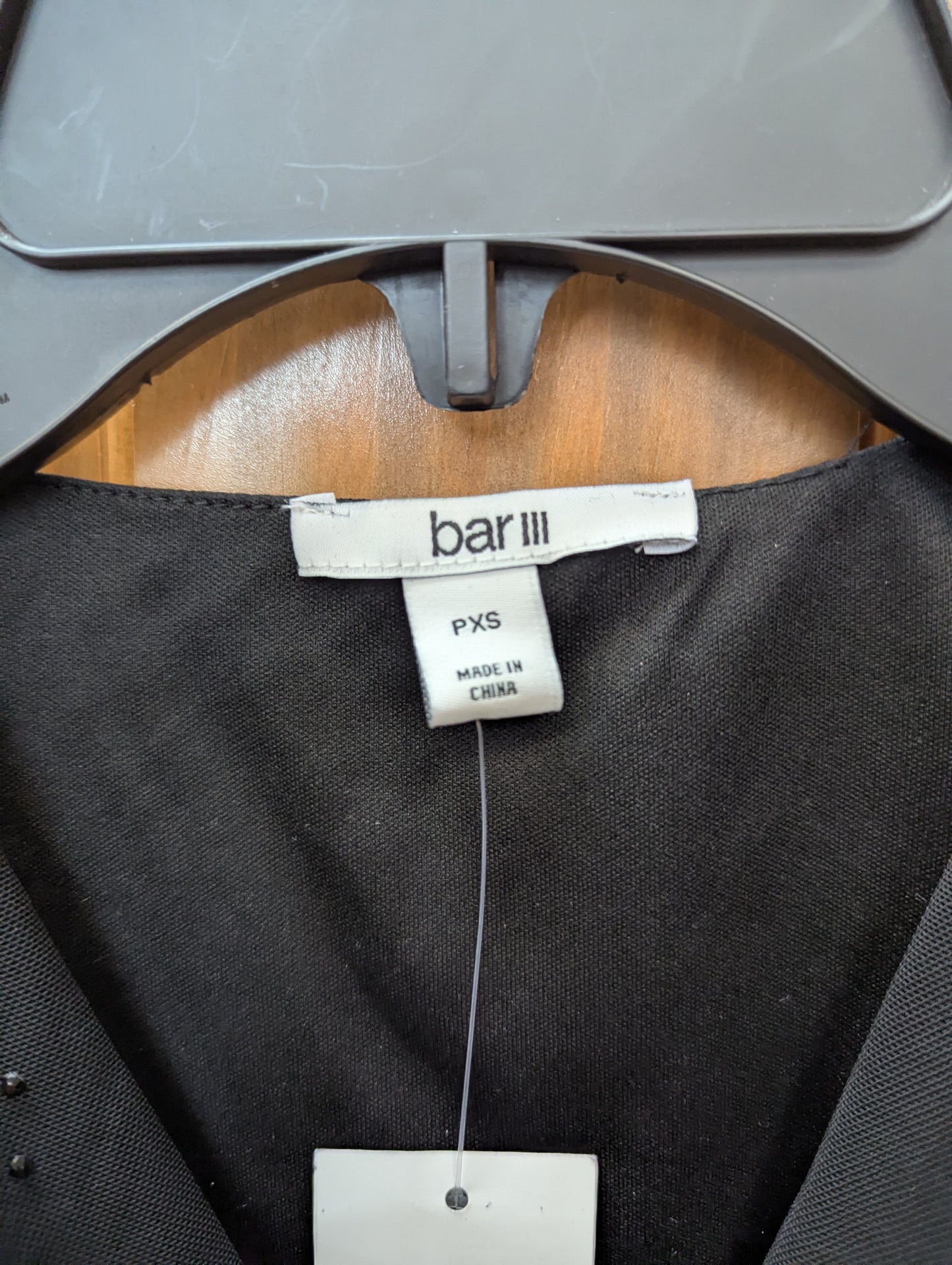 Bar III
Petite Sleeveless Studded Cowl-Neck Top, sz XS. #97