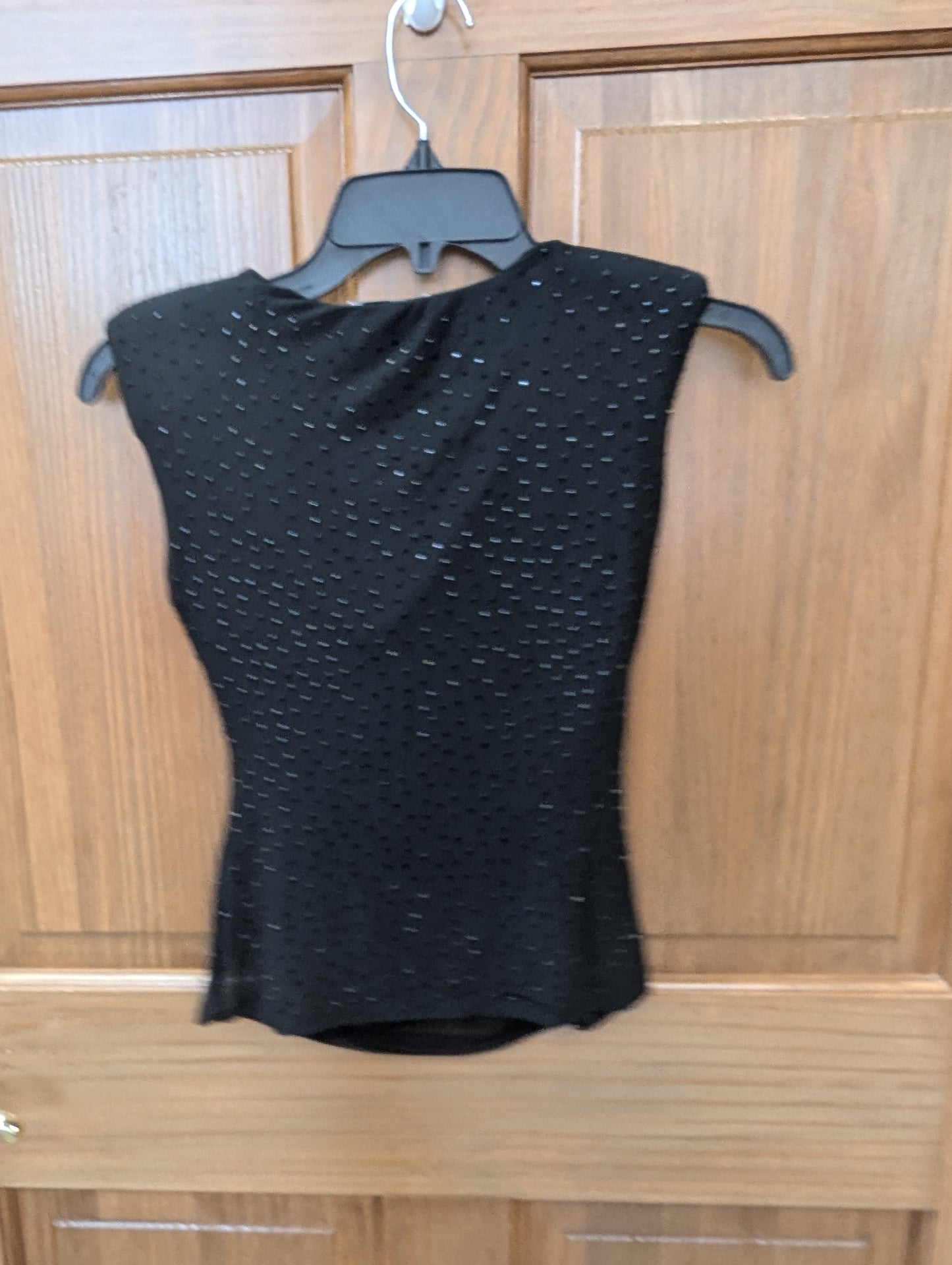Bar III
Petite Sleeveless Studded Cowl-Neck Top, sz XS. #97
