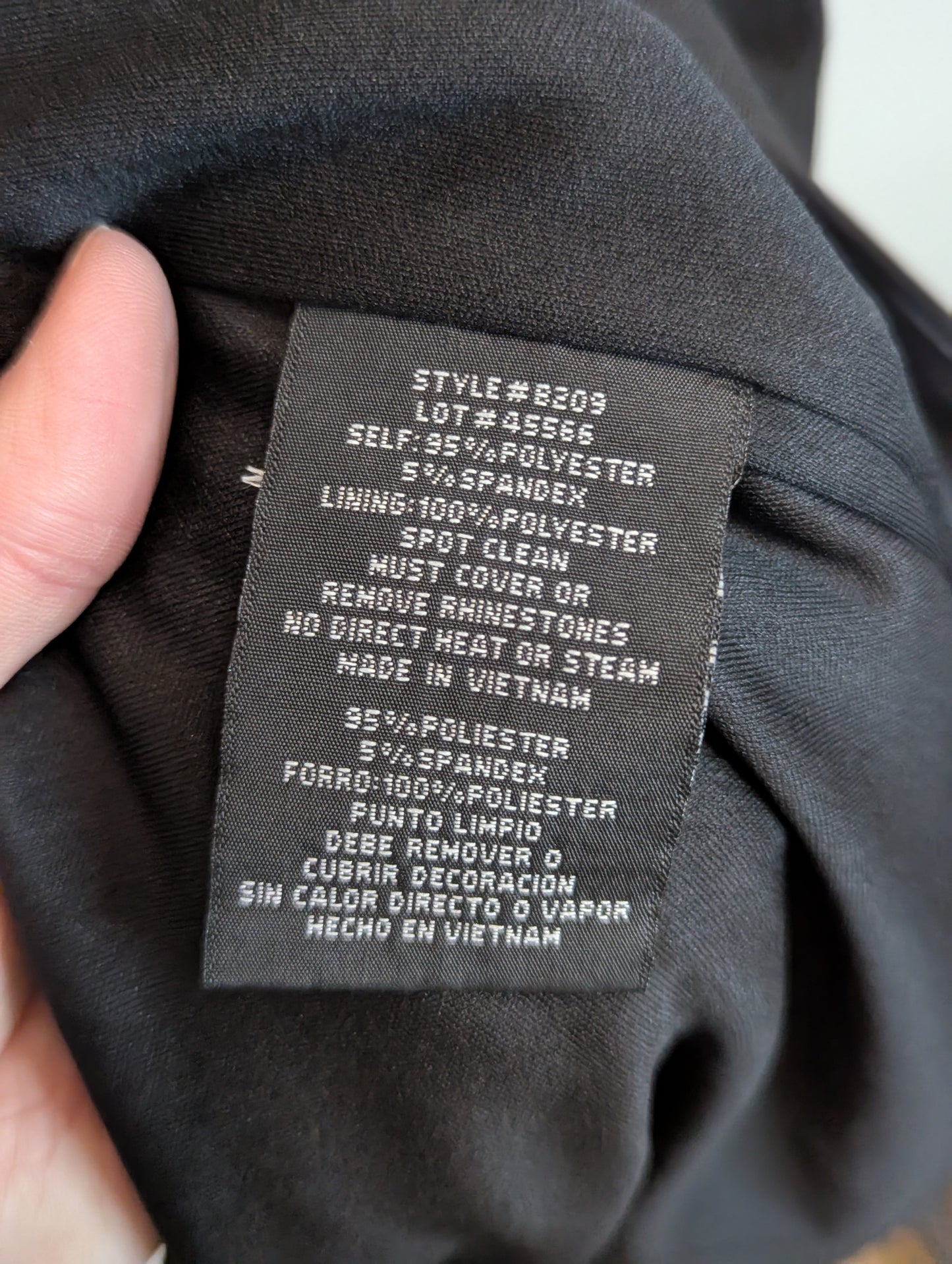 Betsy & Adam Women's Cocktail Dress Size 8 Black Sleeveless Ruffled Sheath. #97 MO